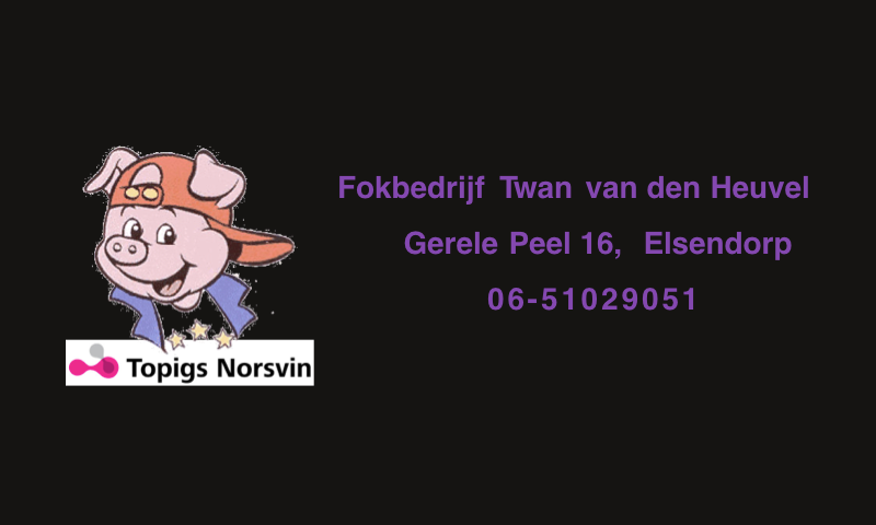 Varkenshouderij Twan v.d. Heuvel