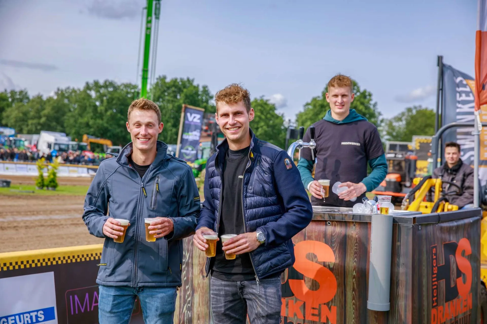 Jongens die bier halen